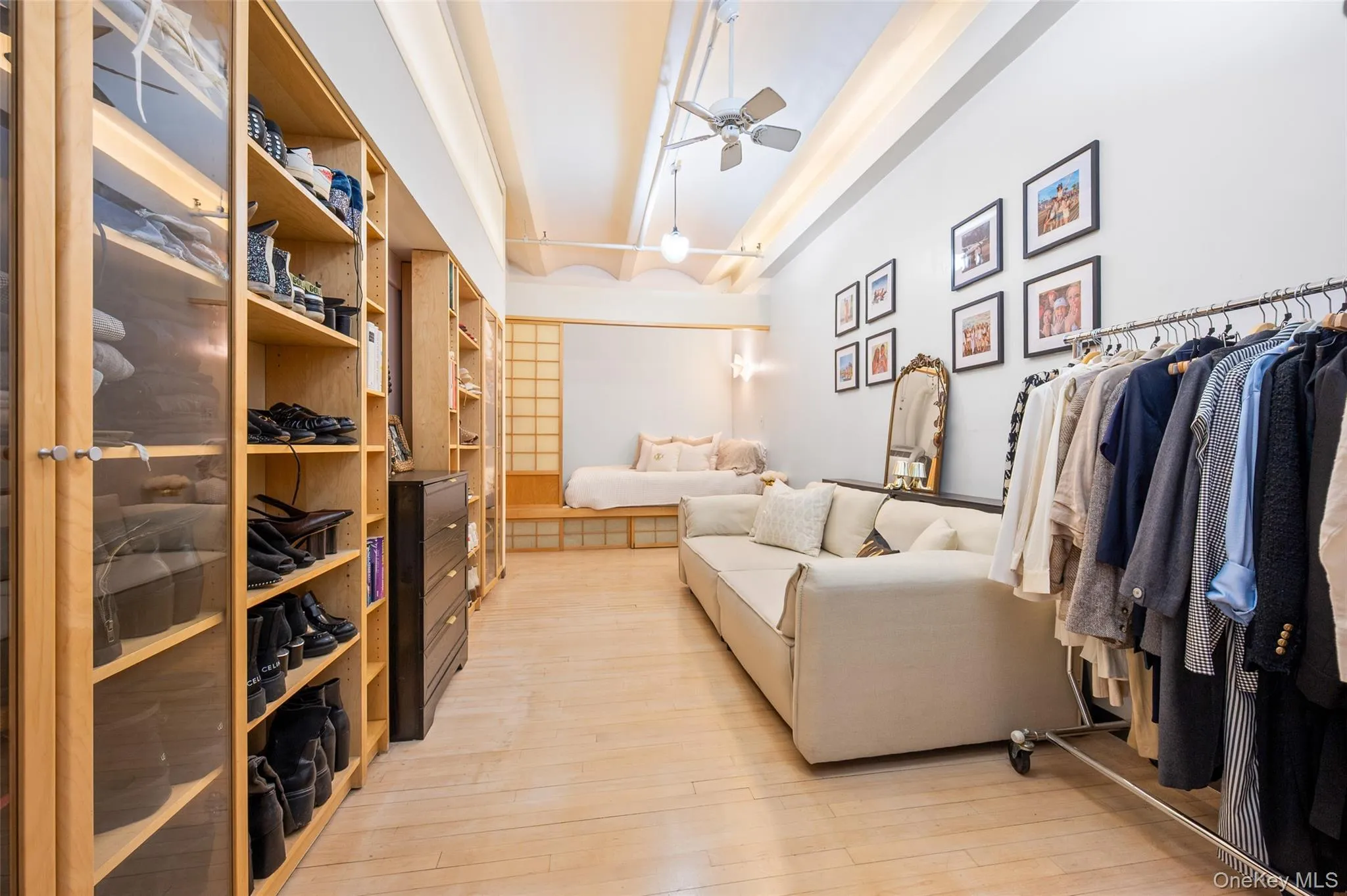 Custom walk-in closet Custom walk-in closet