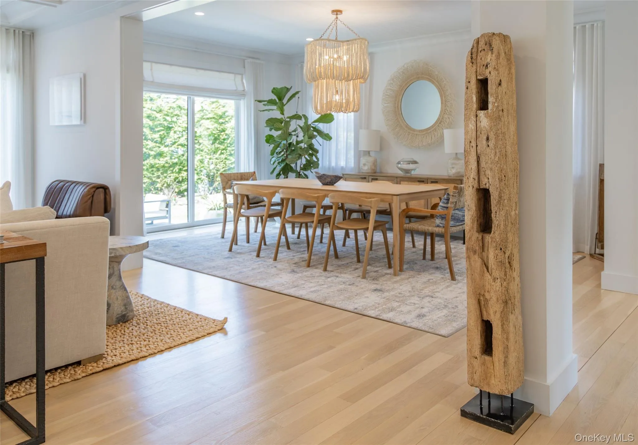 Light wood throughout Light wood throughout