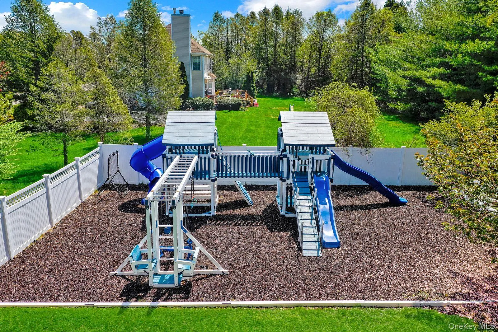 Aerial View of Swing Set Aerial View of Swing Set