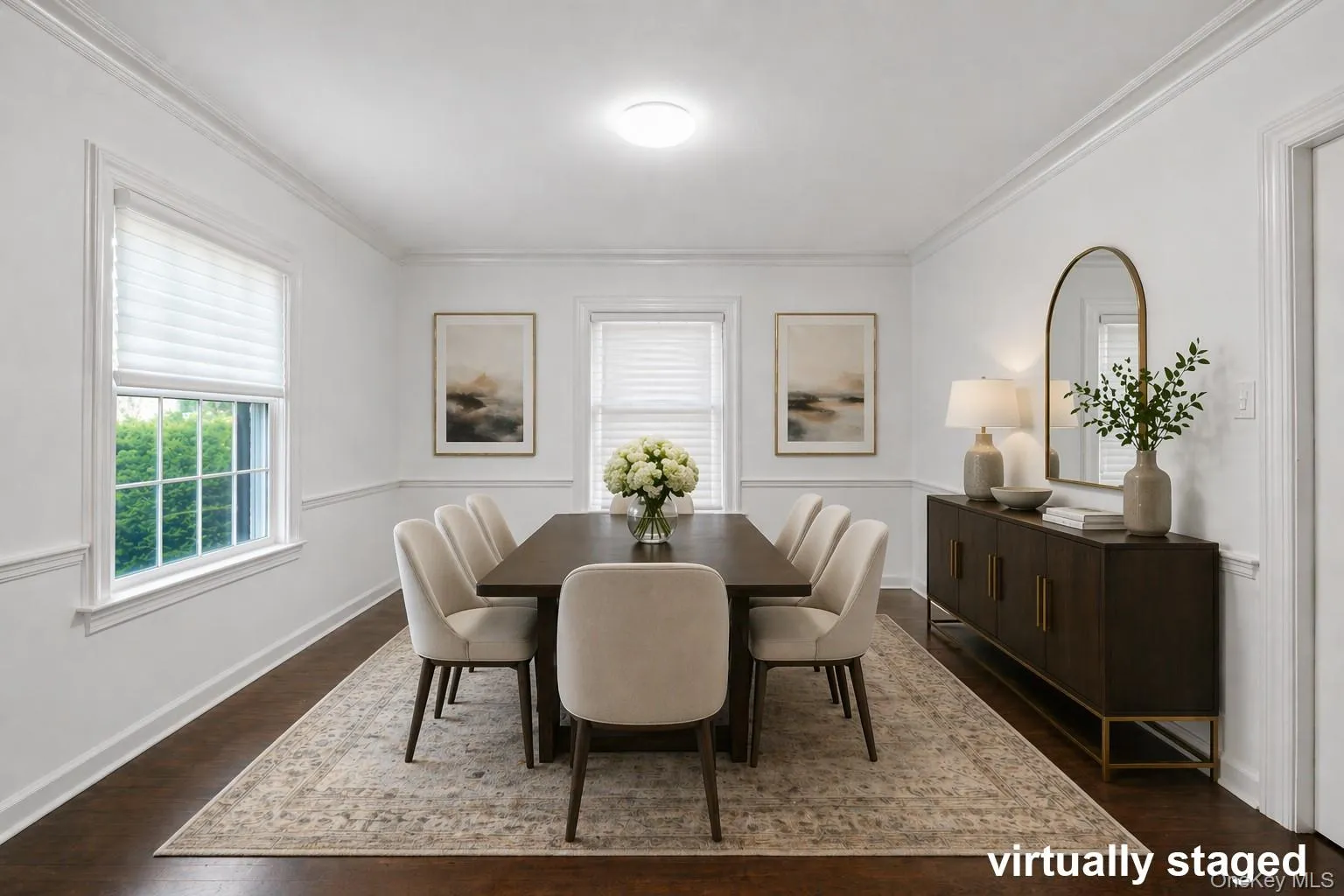 VIRTUALLY STAGED Dining Room VIRTUALLY STAGED Dining Room