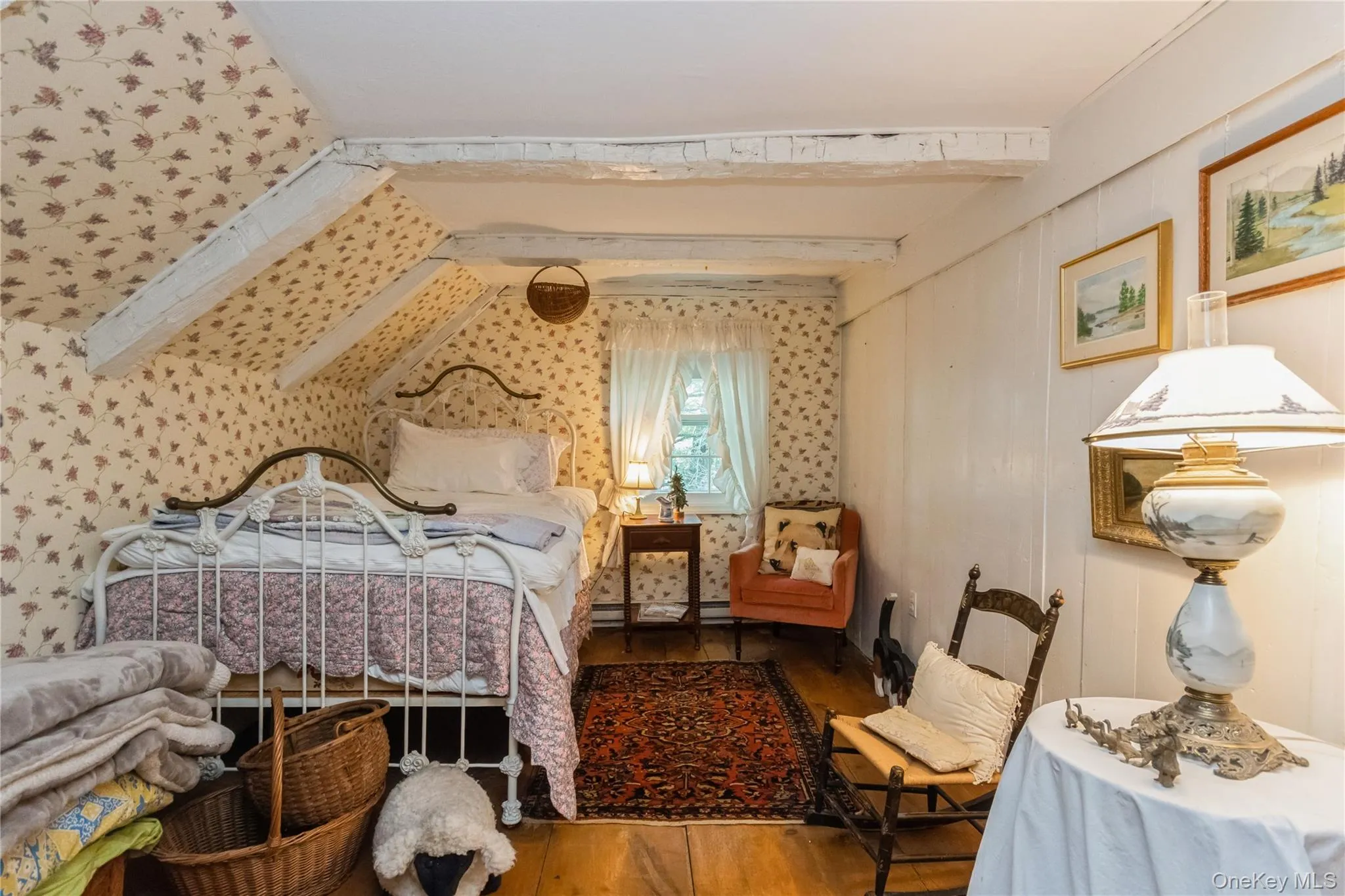 Original House Bedroom featuring Wide Board Flrs and carpeting Original House Bedroom featuring Wide Board Flrs and carpeting