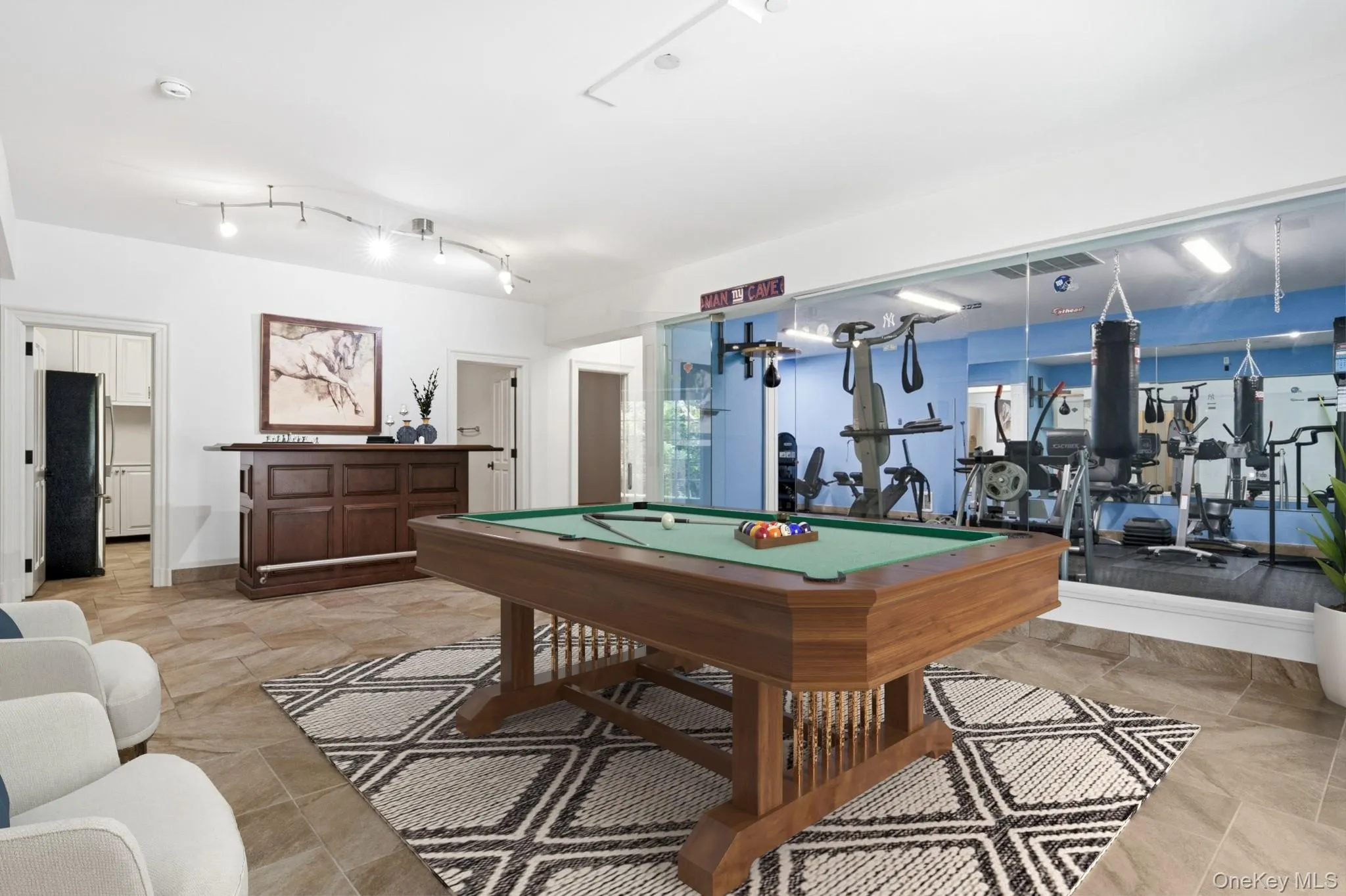 Lower Level Game Room and Gym Lower Level Game Room and Gym