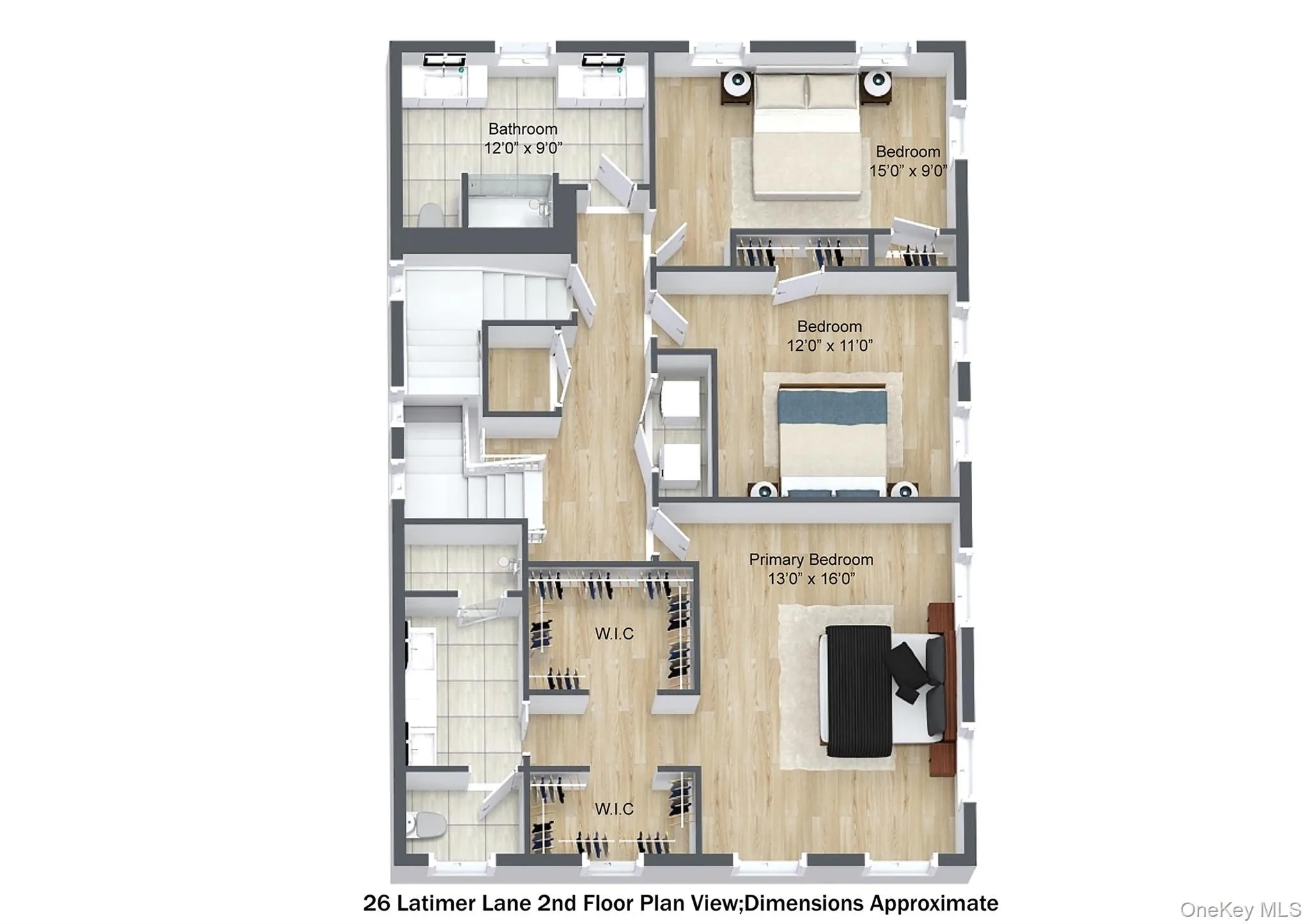 Second Floor. Dimensions approximate. Second Floor. Dimensions approximate.