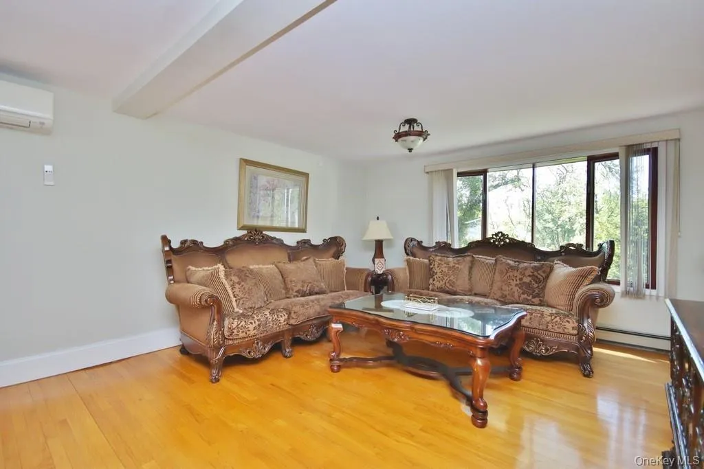 Living room has hardwood floors Living room has hardwood floors