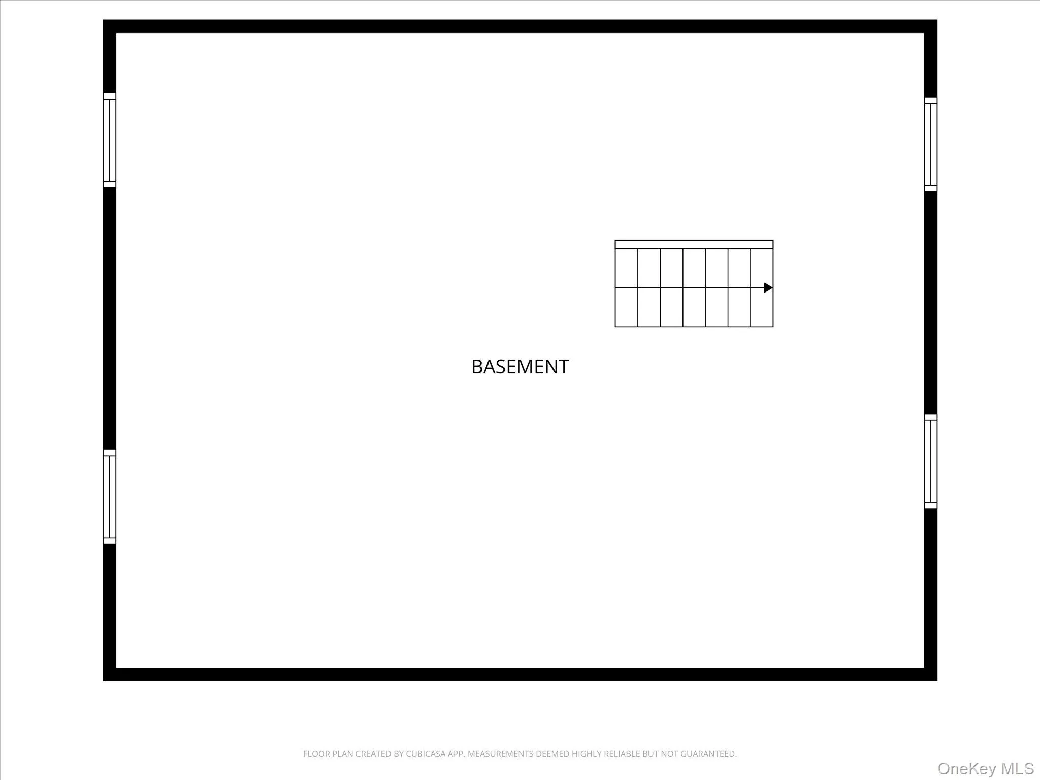 Basement floor plan Basement floor plan