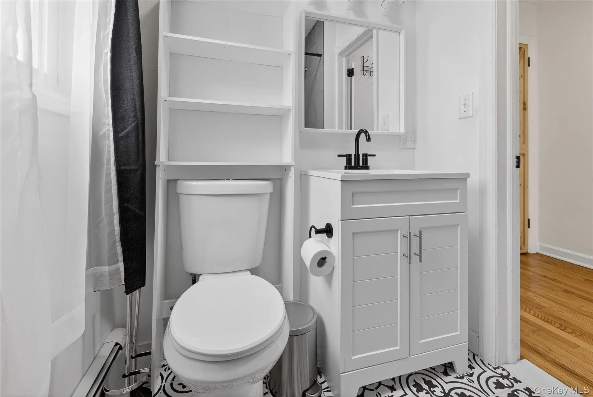 Classically updated hallway bathroom Classically updated hallway bathroom