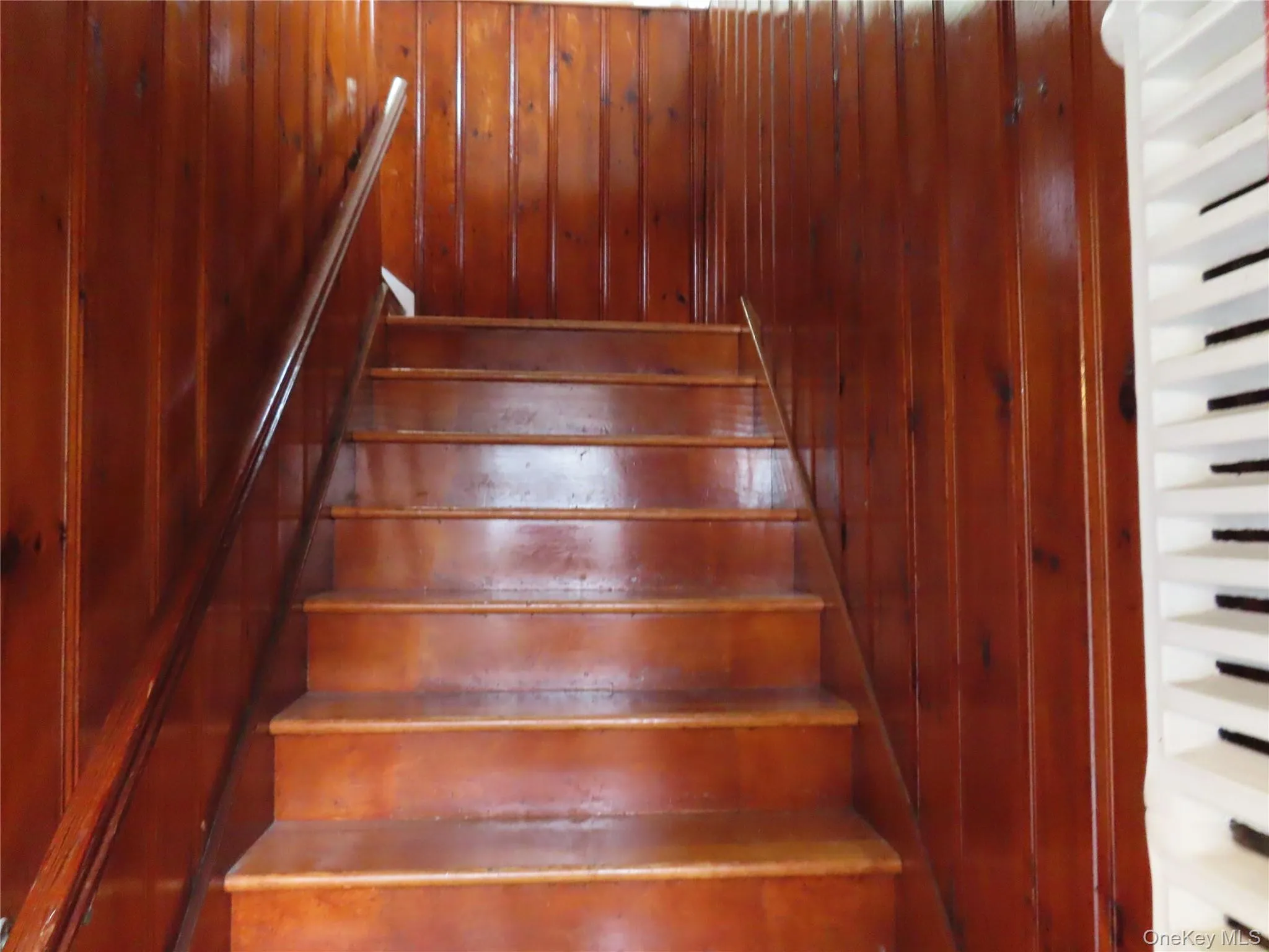 Stairs leading to second floor. Stairs leading to second floor.