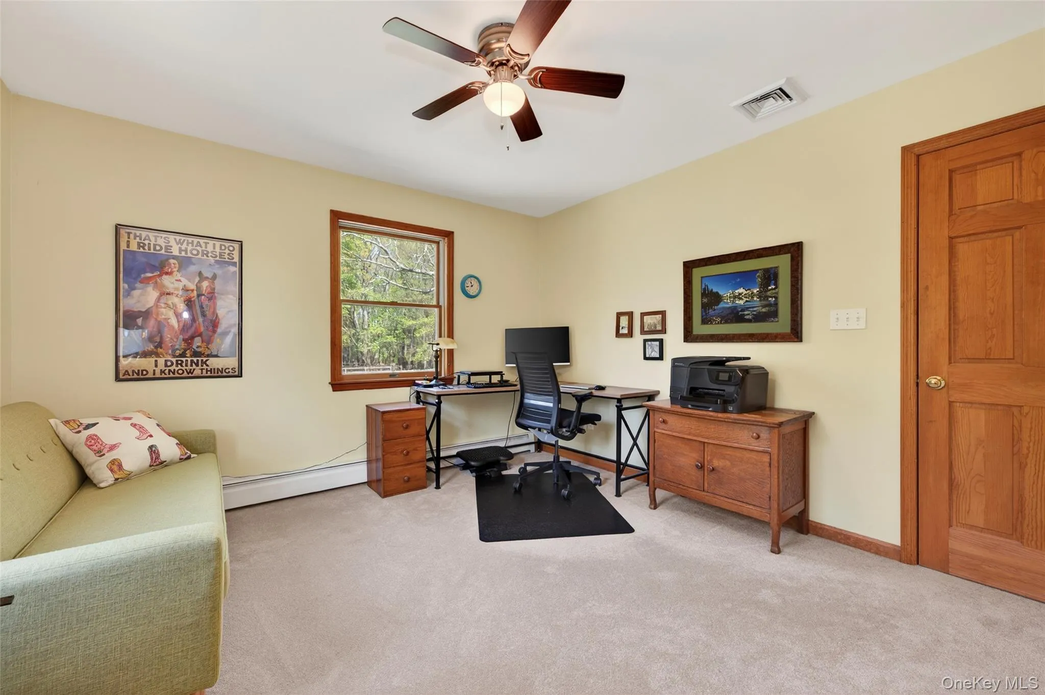 Currently used as an office, this first floor bedroom is quite spacious and convenient Currently used as an office, this first floor bedroom is quite spacious and convenient