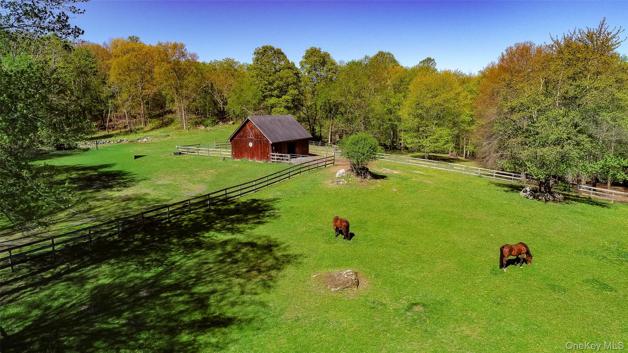 Set up for ease of stewardship, the property is a haven for your horses. Set up for ease of stewardship, the property is a haven for your horses.