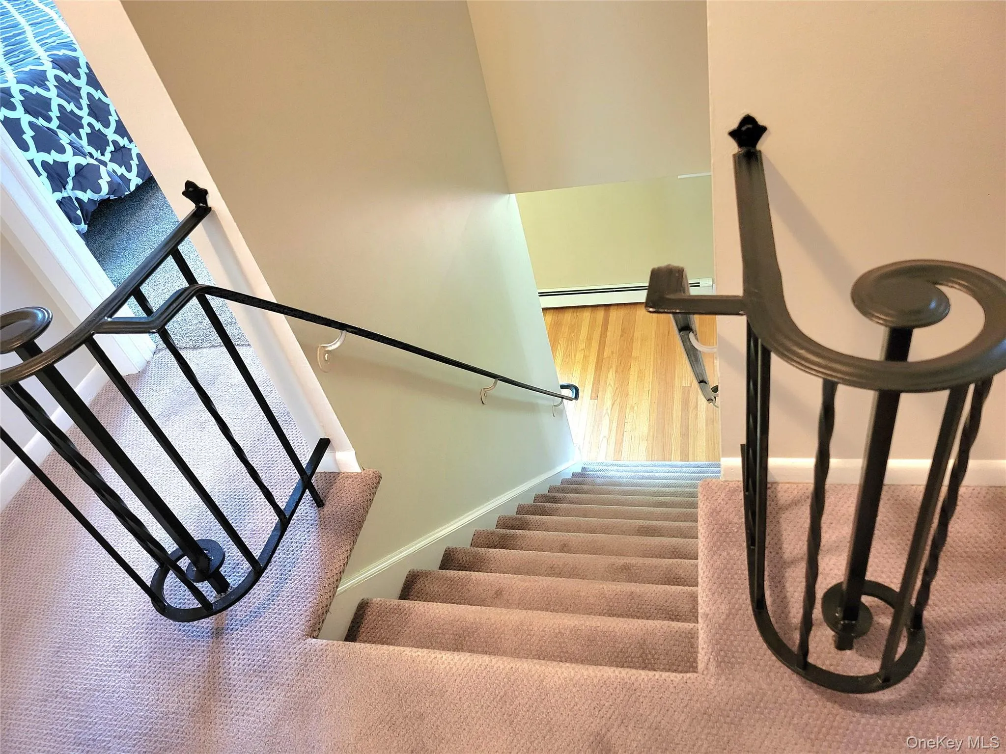 Stairs to second level Stairs to second level