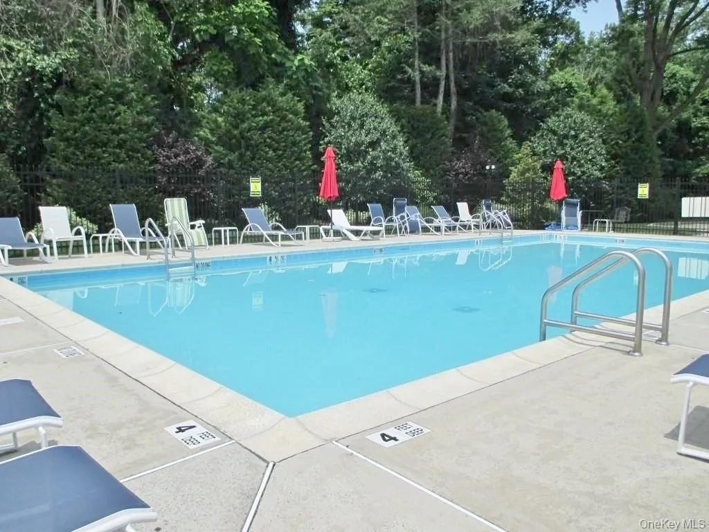 Inviting outdoor pool. Inviting outdoor pool.