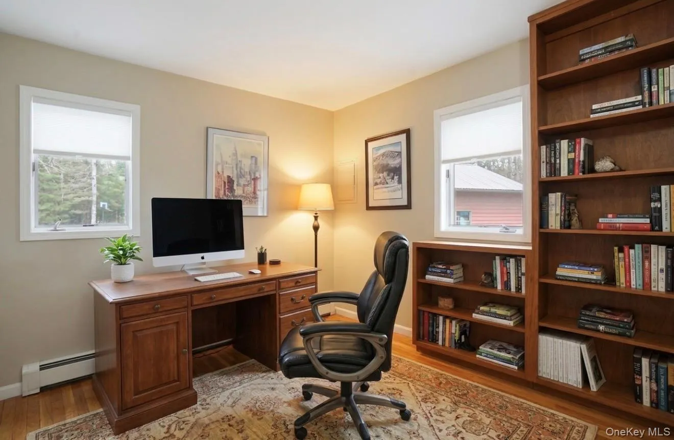 Flex room located on main floor. Photo is virtually staged. Flex room located on main floor. Photo is virtually staged.