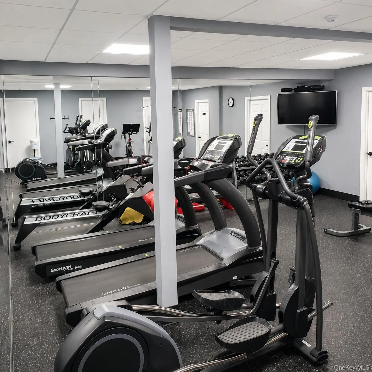 Fitness Area in Clubhouse Fitness Area in Clubhouse