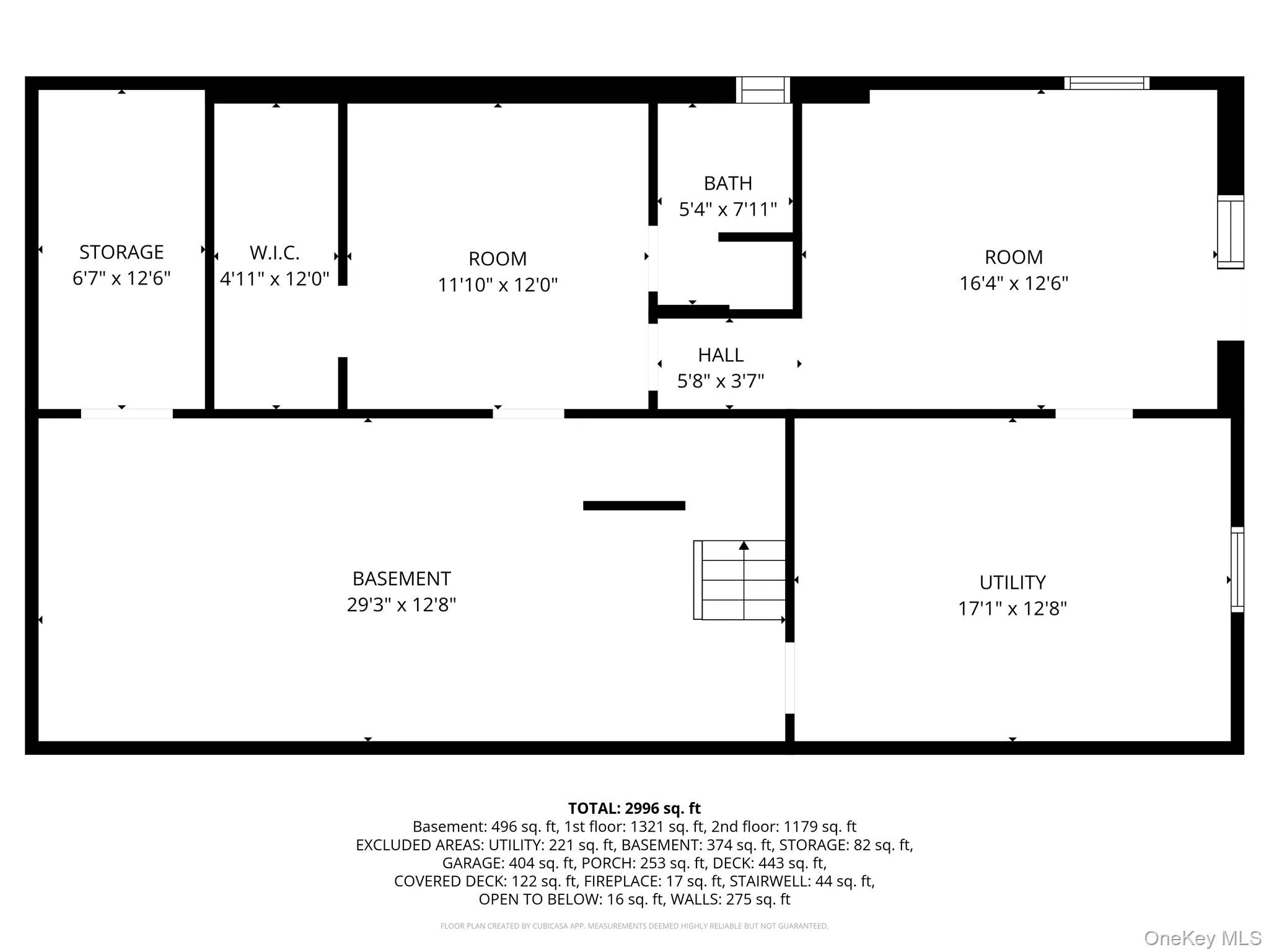 Basement Floorplan Basement Floorplan