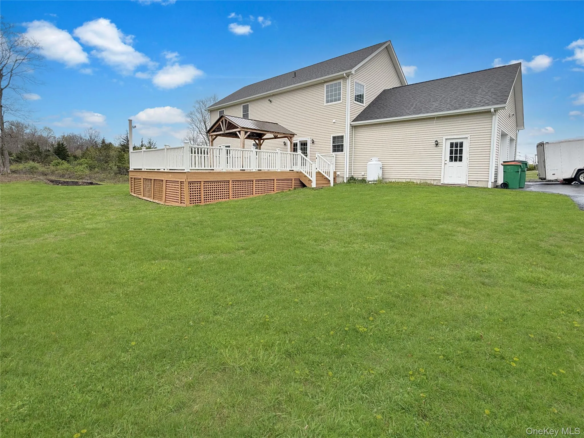 with Large Deck and Gazebo with Large Deck and Gazebo