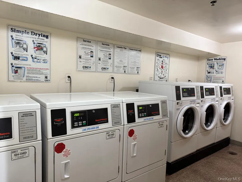 Shared laundry with washer and dryer Shared laundry with washer and dryer