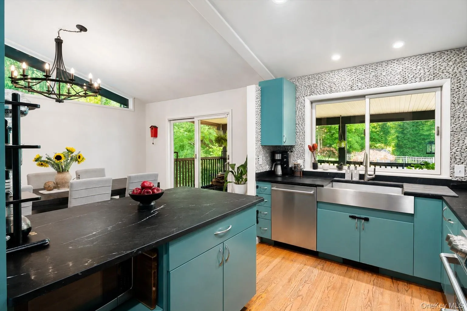 Kitchen with View of Dining Room Kitchen with View of Dining Room