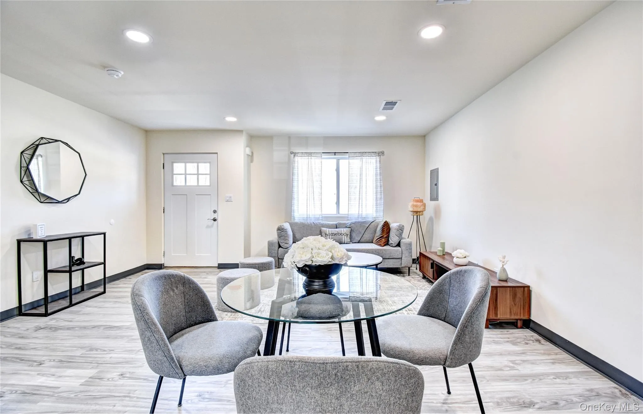 Dining area featuring light hardwood / wood-style floors Dining area featuring light hardwood / wood-style floors