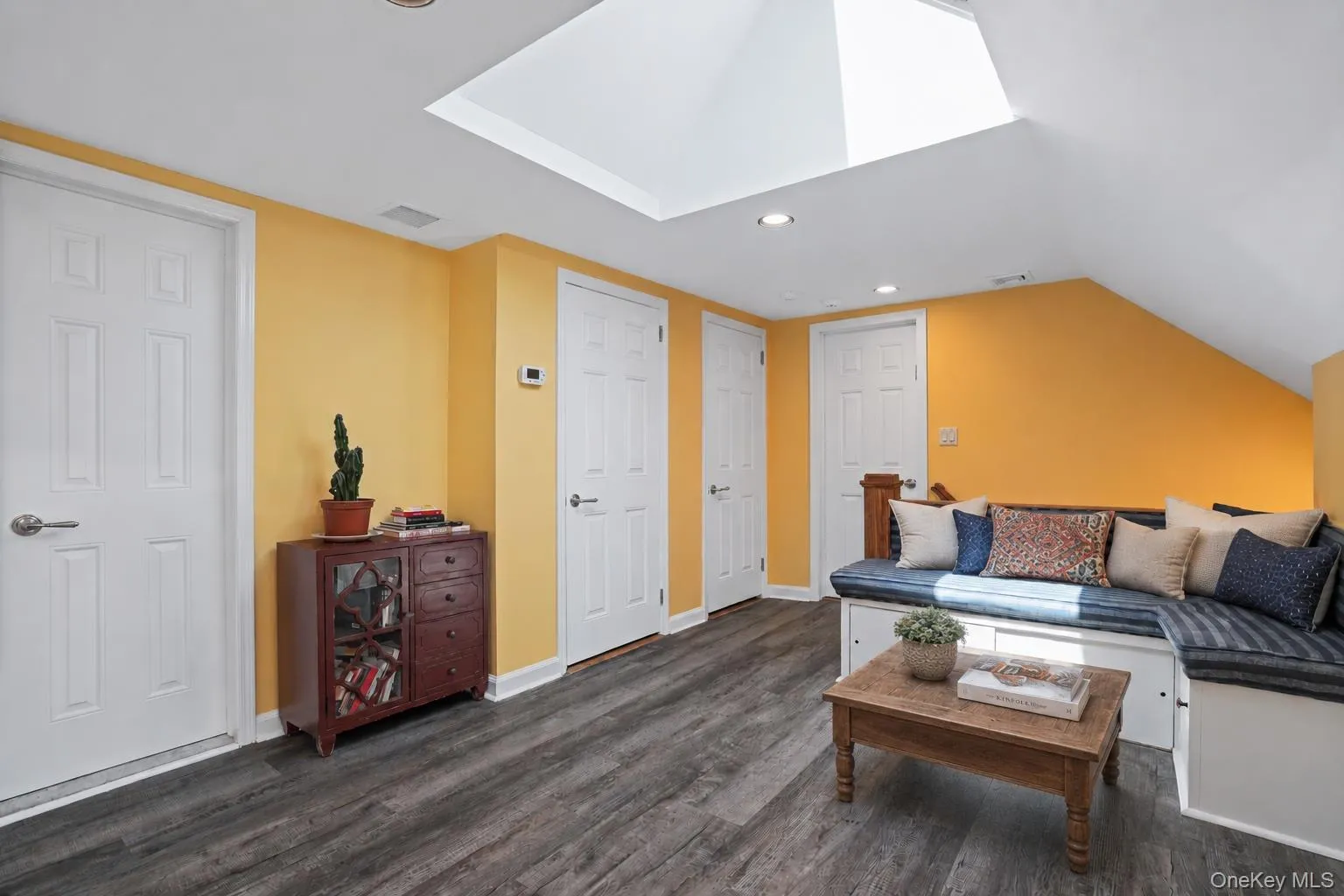2nd floor landing wiht lots of closet space and reading nook 2nd floor landing wiht lots of closet space and reading nook