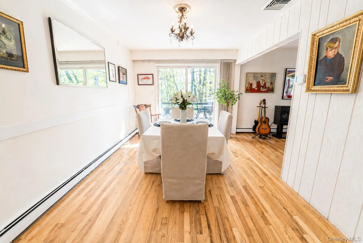 Generous space allows for a large dining table and endless possibilities to personalize the room. Generous space allows for a large dining table and endless possibilities to personalize the room.