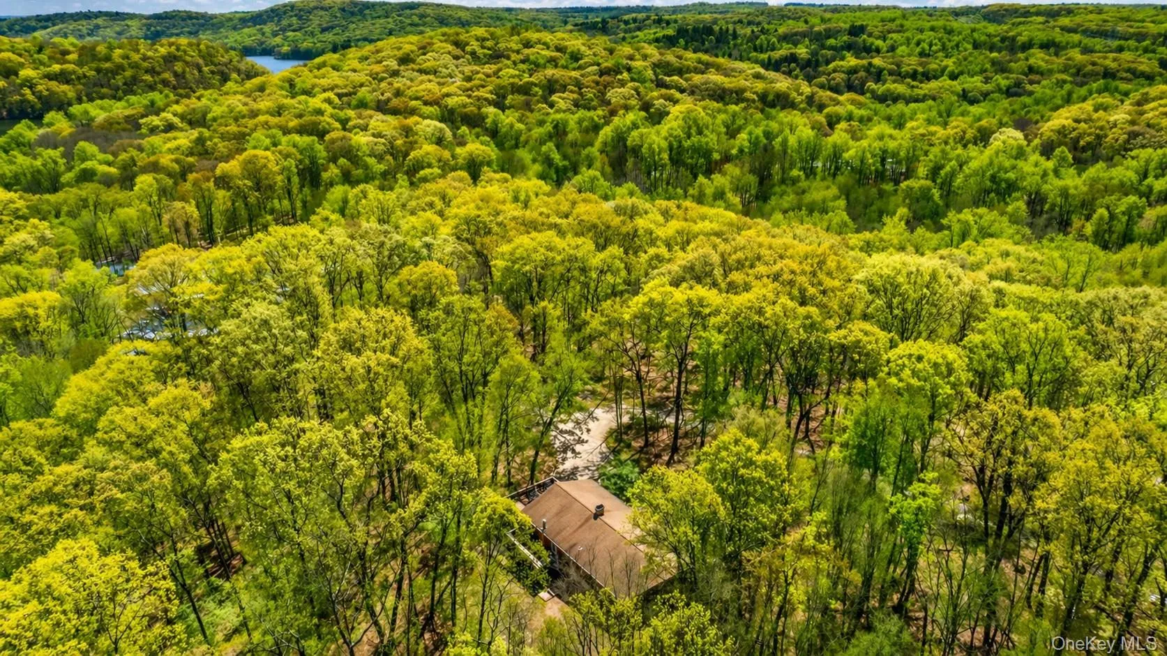 Bird’s-eye perspective reveals this home nestled within 3.3 acres of natural surroundings. Bird’s-eye perspective reveals this home nestled within 3.3 acres of natural surroundings.