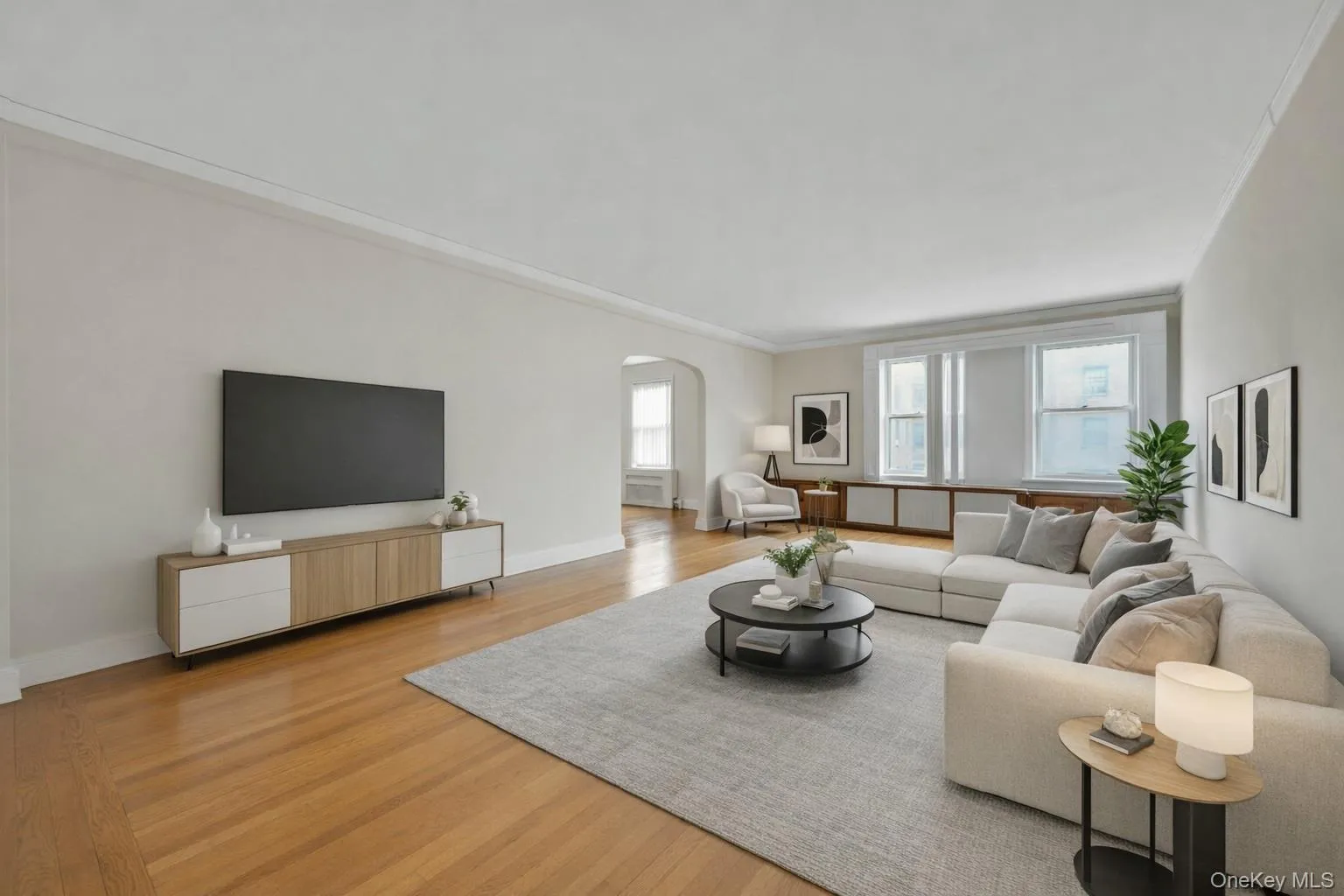 Living Room Virtually Staged Living Room Virtually Staged