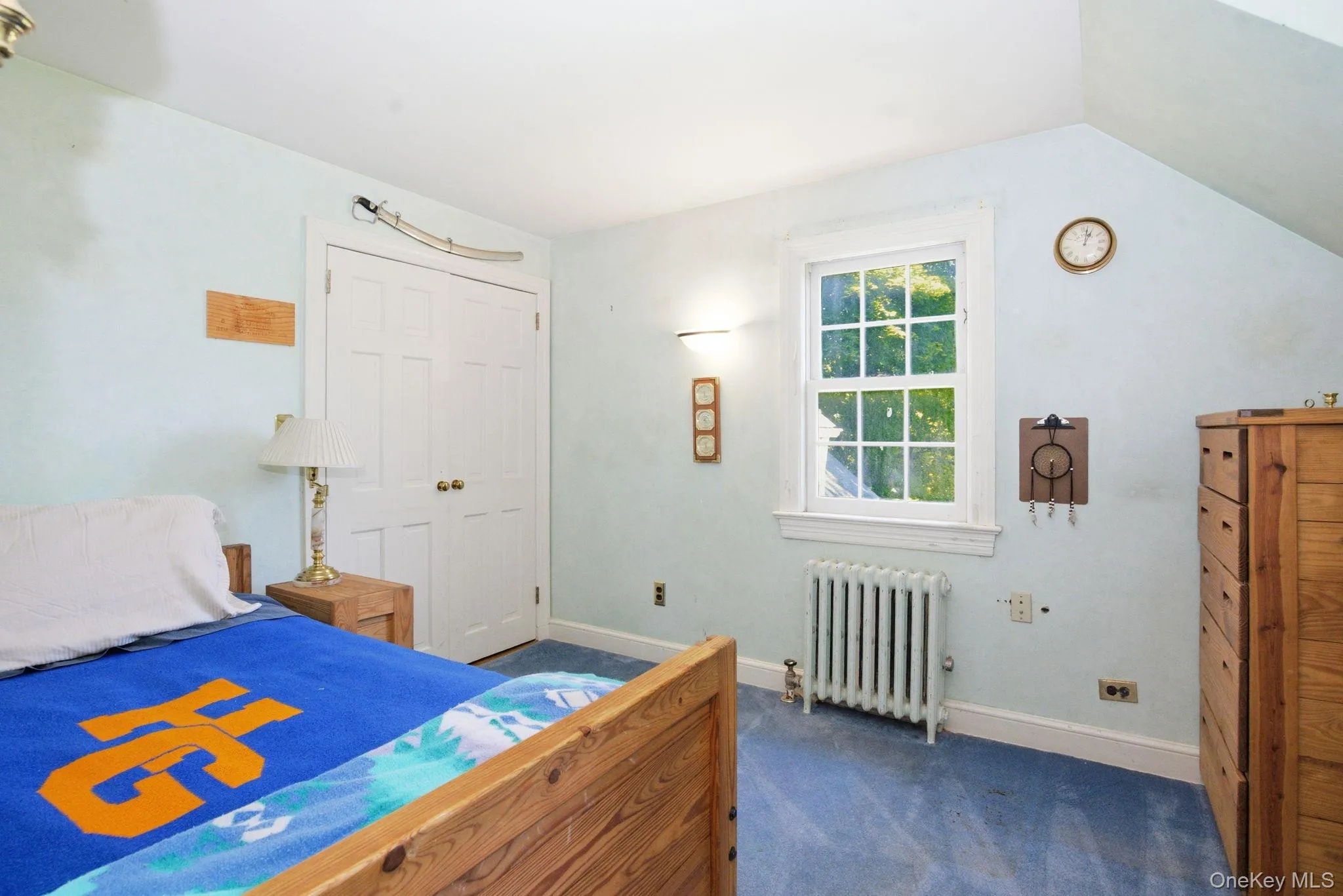 One of five bedrooms, this room offers good natural light and a blank slate ready for your vision. One of five bedrooms, this room offers good natural light and a blank slate ready for your vision.