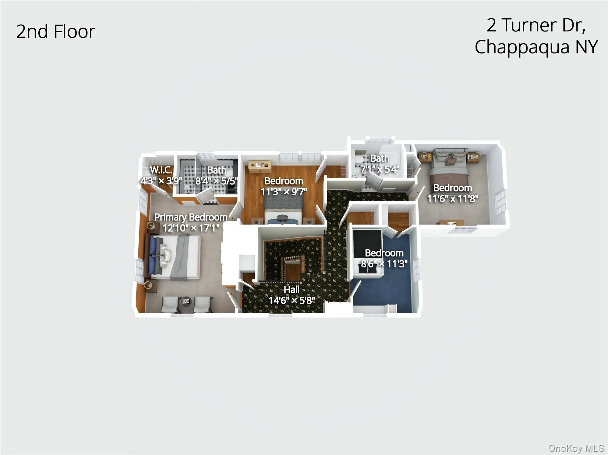 3D Floor Plan of 2nd Floor 3D Floor Plan of 2nd Floor