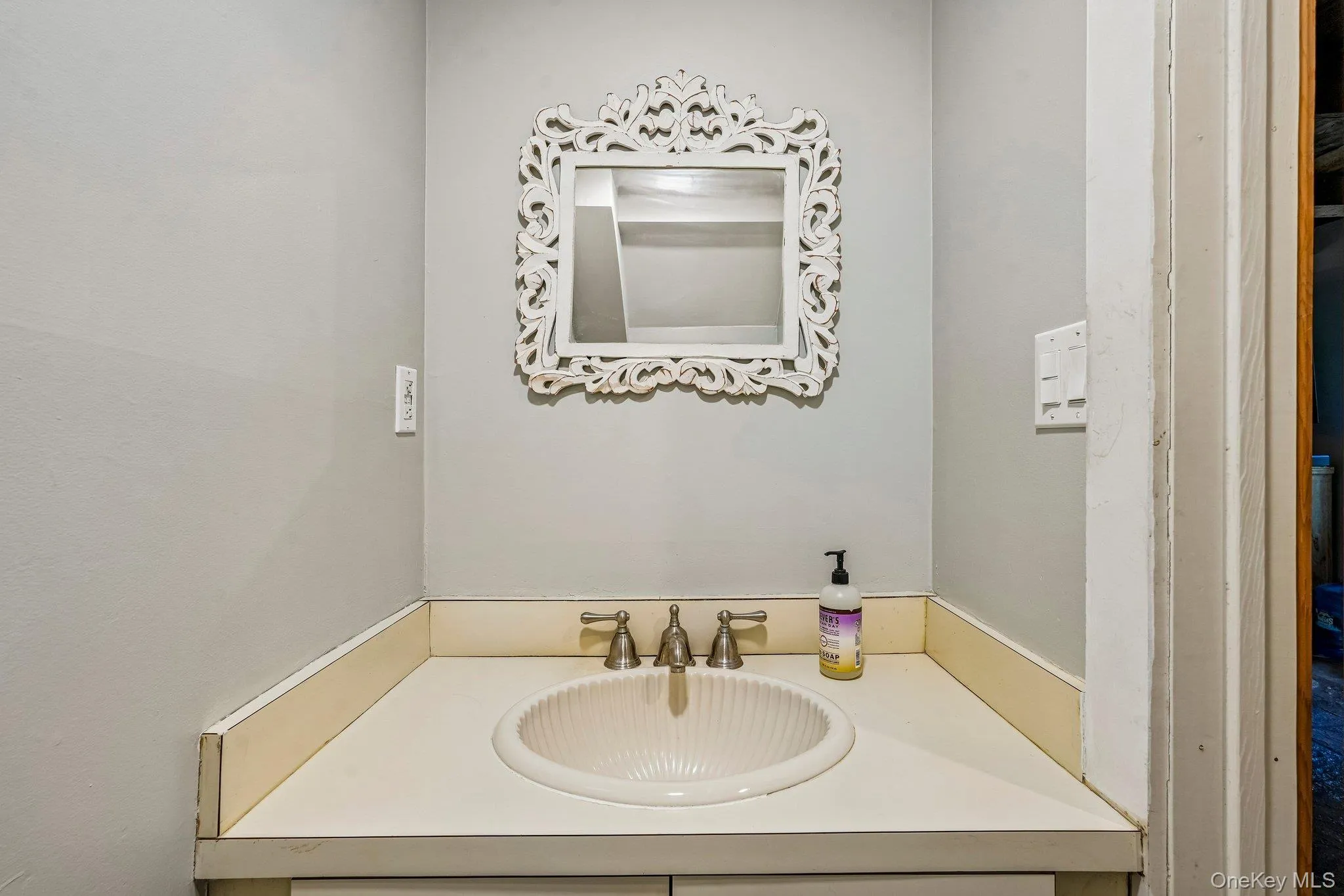 Powder room on lower level Powder room on lower level