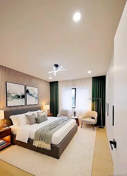Virtually staged bed room #2 Virtually staged bed room #2