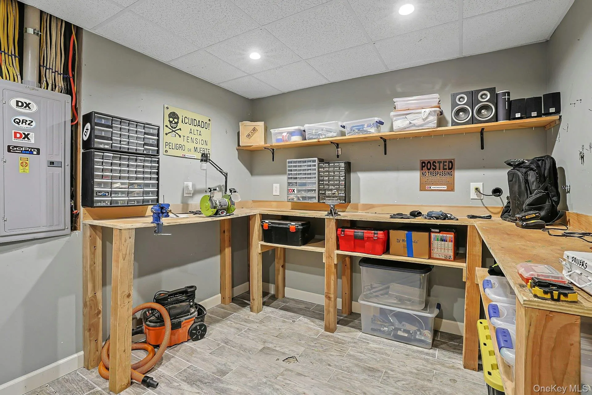 Mechanical room/workshop/storage. Mechanical room/workshop/storage.