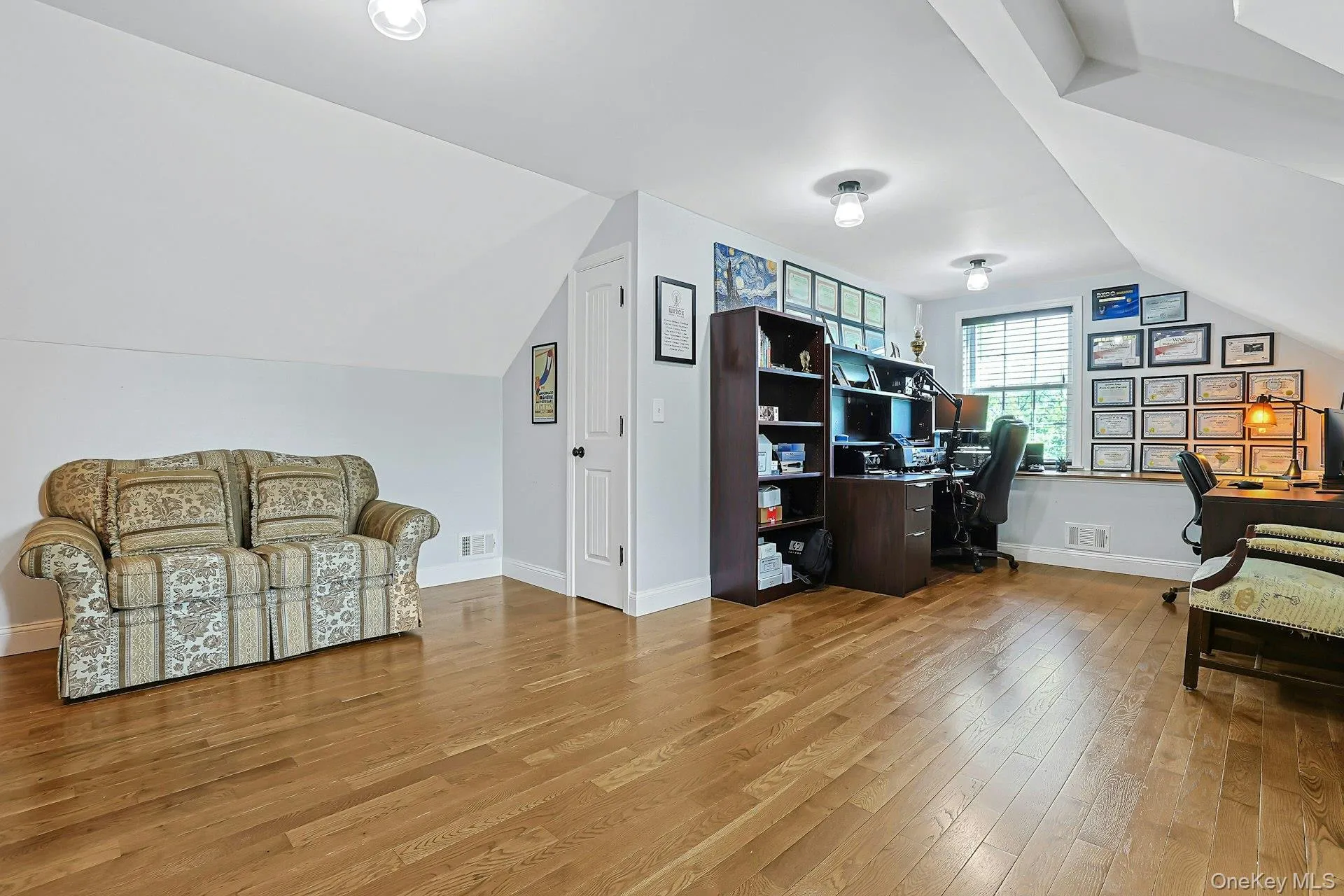Separate office space adds convenience and versatility to the home’s layout Separate office space adds convenience and versatility to the home’s layout