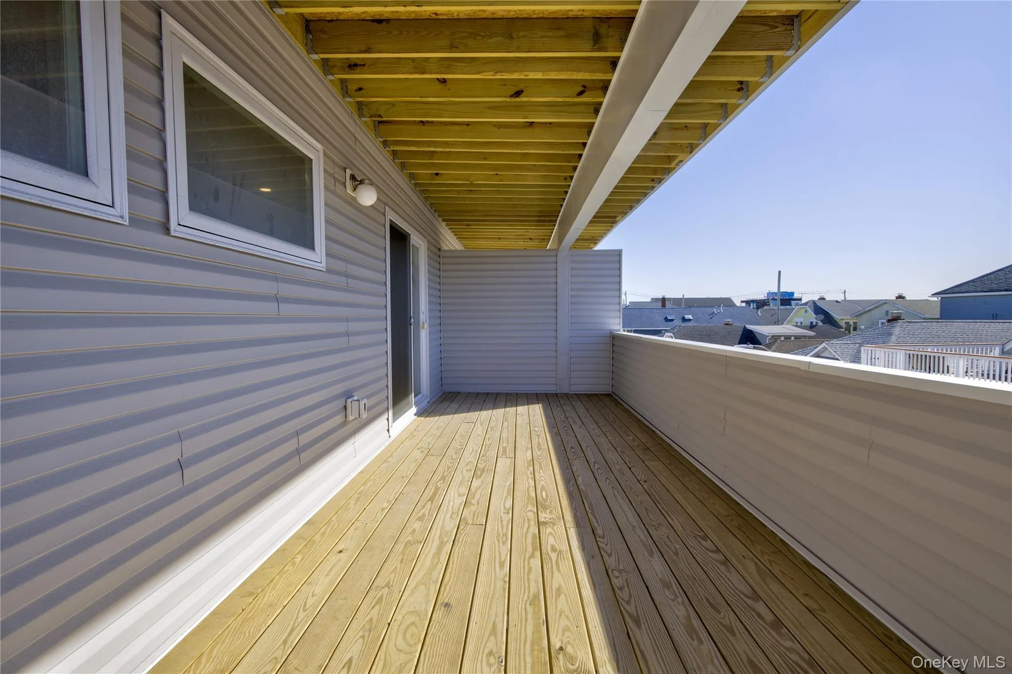 View of wooden terrace View of wooden terrace
