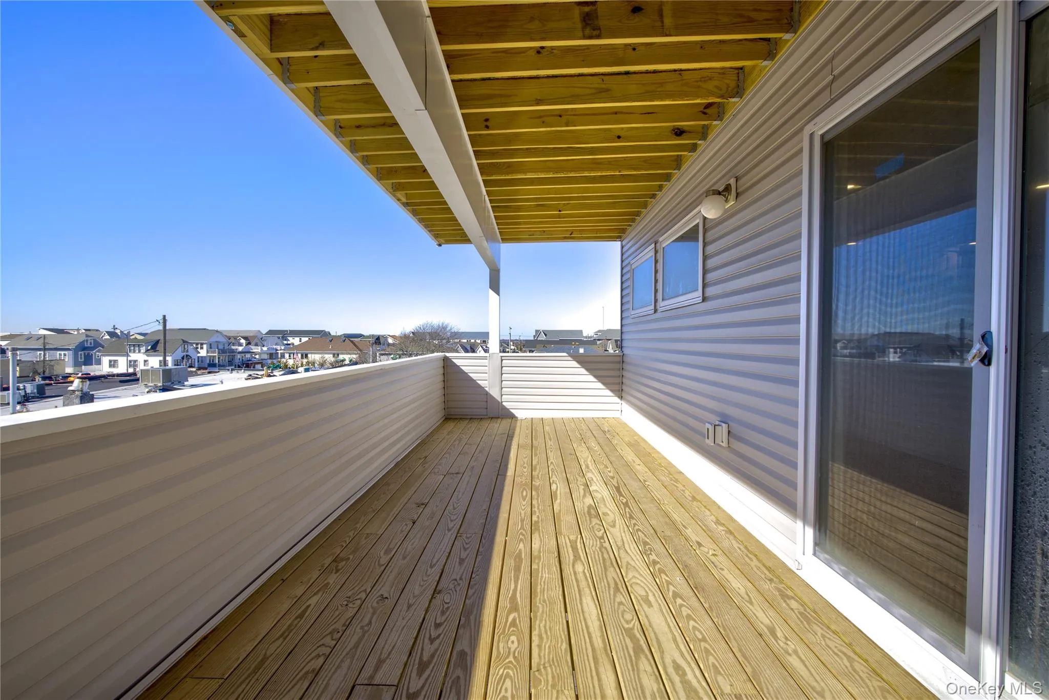 Deck featuring a residential view Deck featuring a residential view