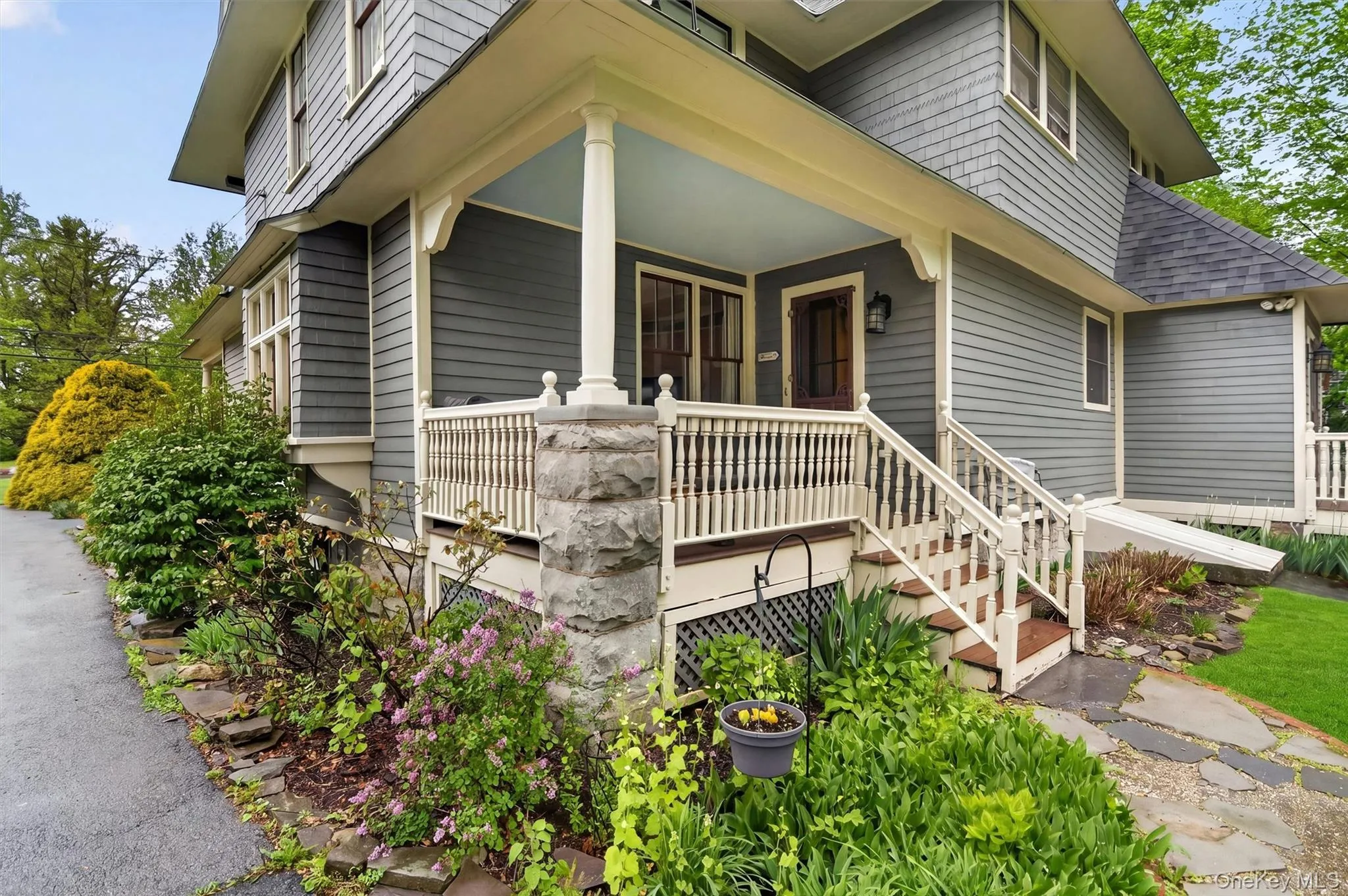 One of two back porches gives you options for entertaining or just relaxing.... One of two back porches gives you options for entertaining or just relaxing....