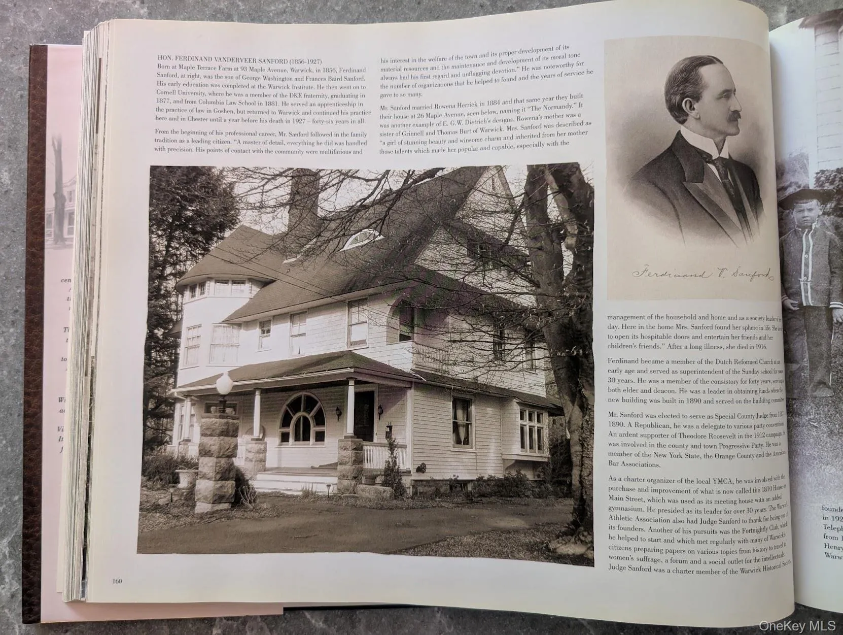 "The Normandy" at 26 Maple Avenue is featured ini a two page spread documenting the history of the home and its illustrious Warwick residents... "The Normandy" at 26 Maple Avenue is featured ini a two page spread documenting the history of the home and its illustrious Warwick residents...