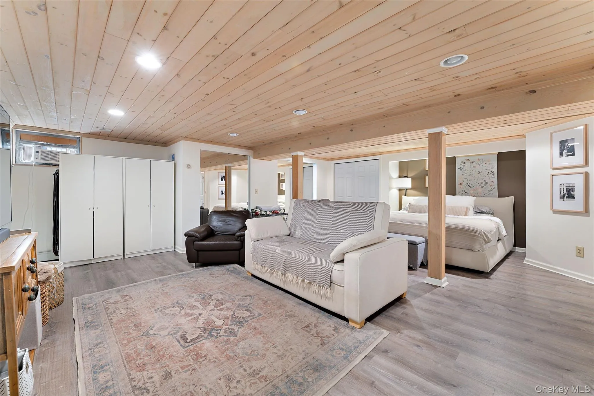 Finished lower level was being used as a guest suite. It is empty now with ample recreation space for home gym etc. Finished lower level was being used as a guest suite. It is empty now with ample recreation space for home gym etc.