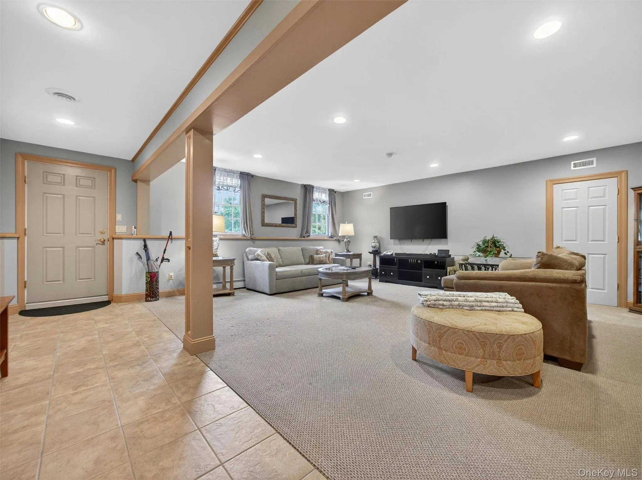 Lower level separate entrance living room Lower level separate entrance living room
