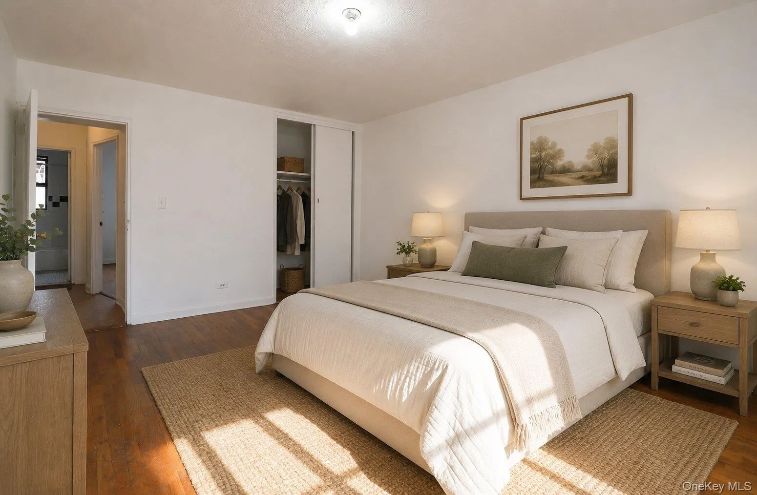 Virtually staged bedroom Virtually staged bedroom