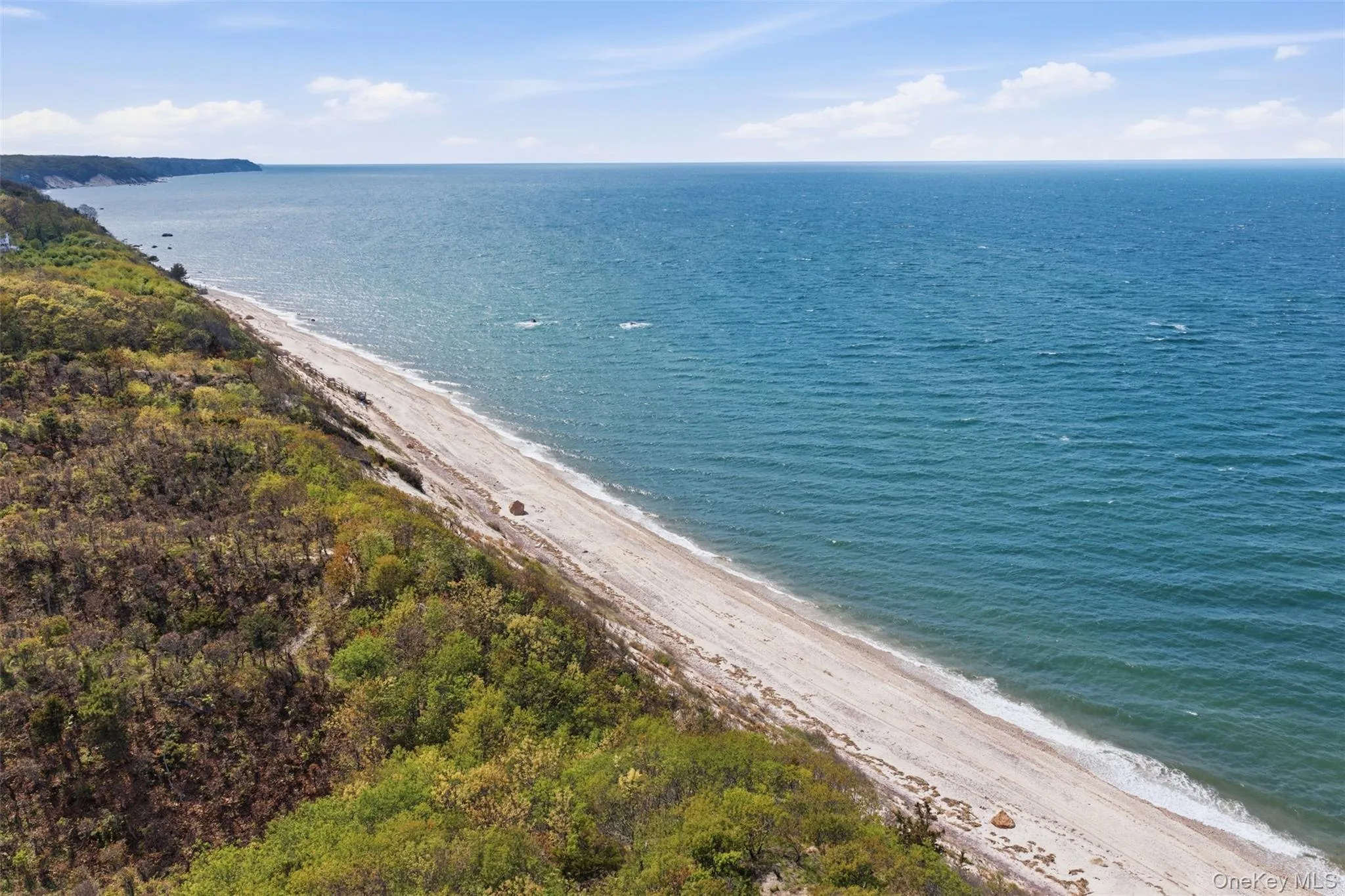 Long Island Sound and Beach Facing West Long Island Sound and Beach Facing West