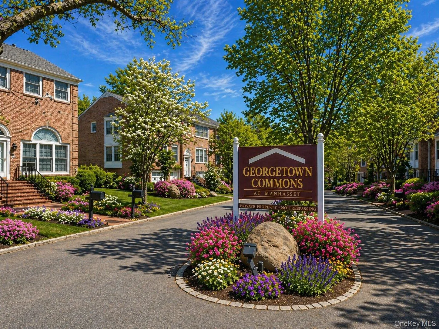 The landscaping has been digitally enhanced in this photo The landscaping has been digitally enhanced in this photo