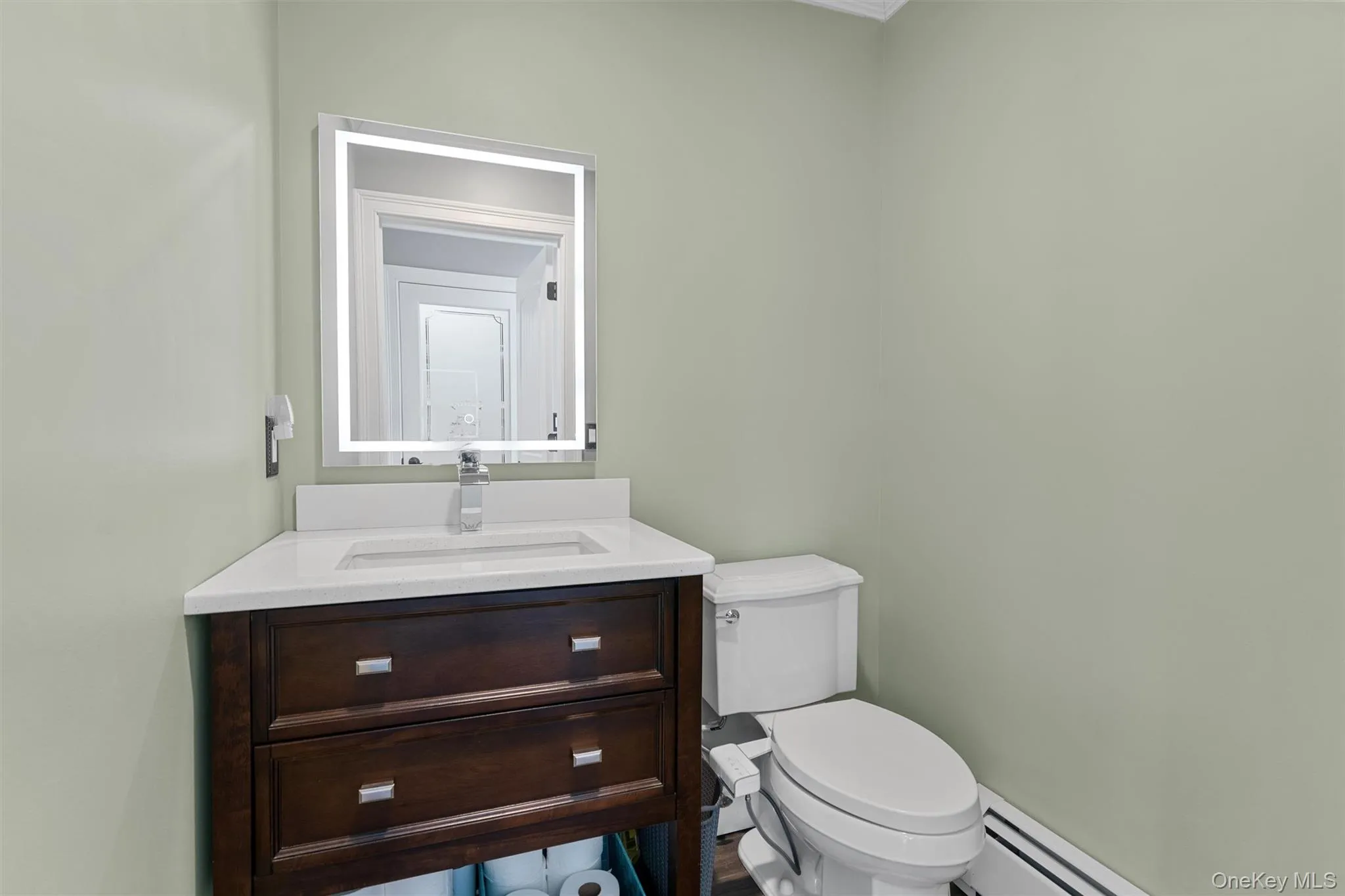 Powder room on 1st floor Powder room on 1st floor