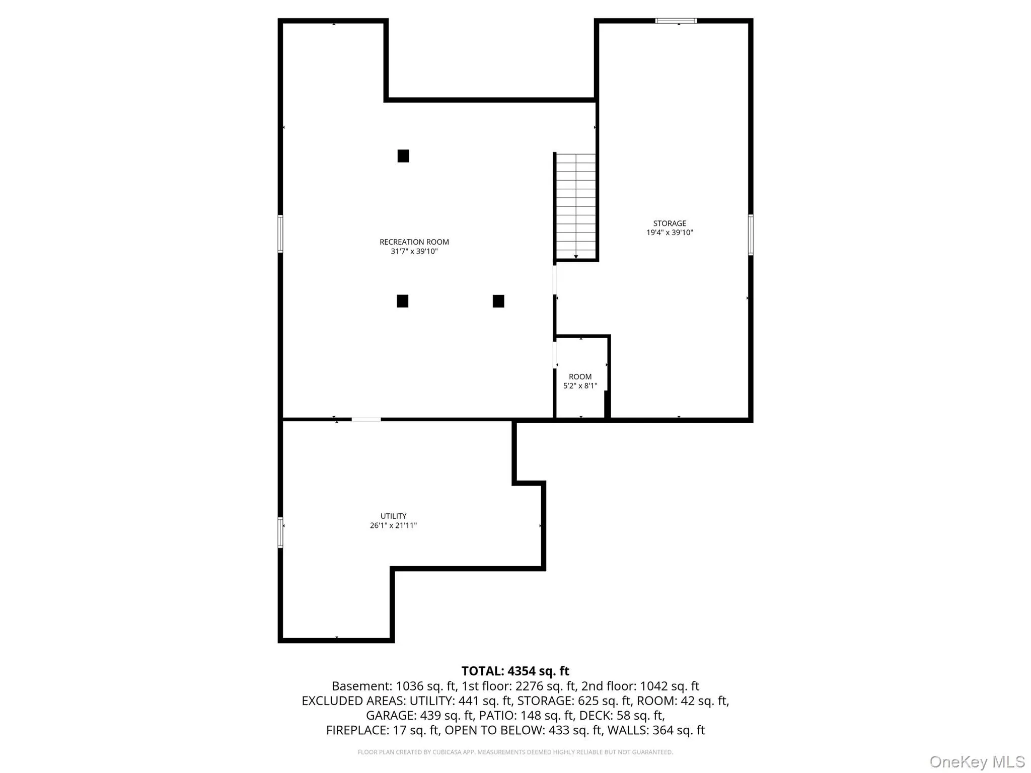 Lower level floorplan Lower level floorplan