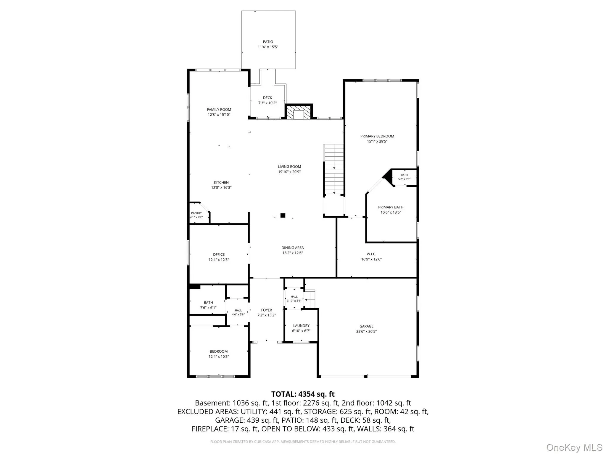 Main level floorplan Main level floorplan