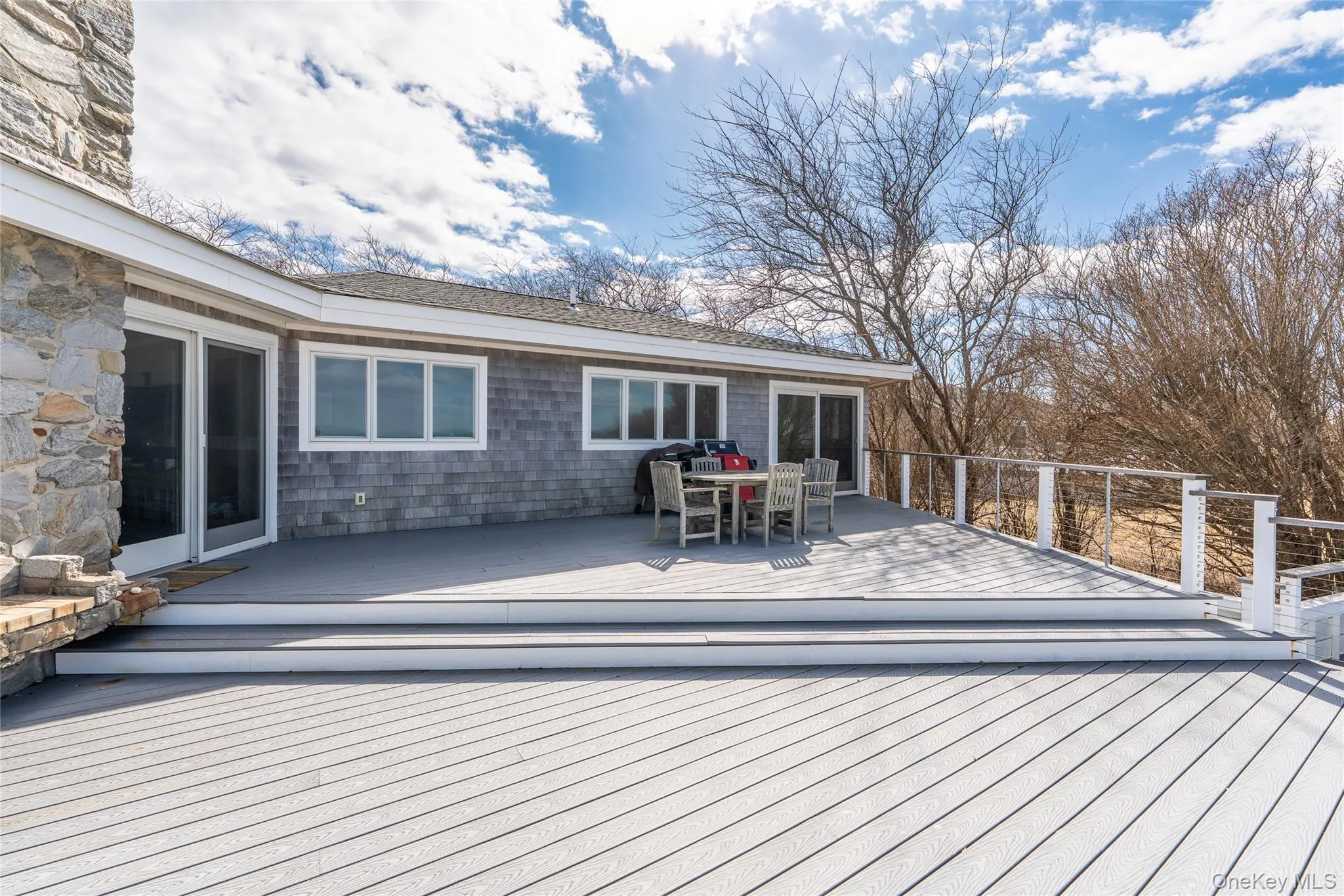 View of wooden deck View of wooden deck
