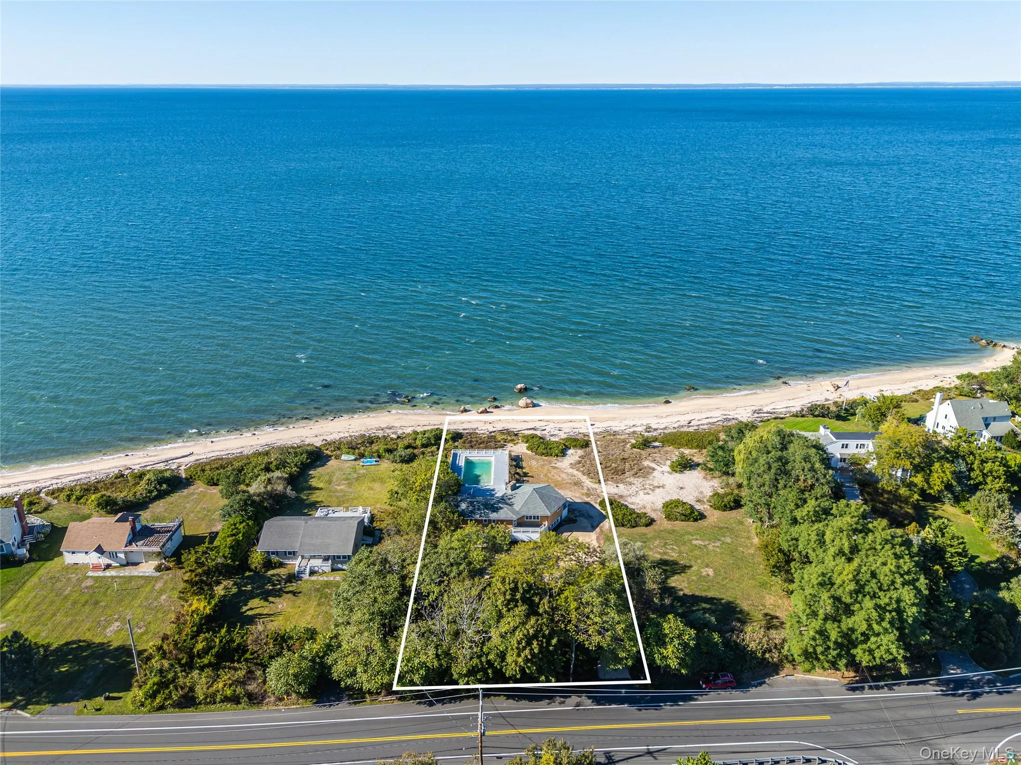 View of property location featuring expansive coastline and property boundaries highlighted View of property location featuring expansive coastline and property boundaries highlighted
