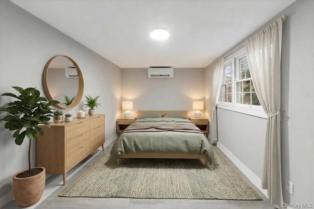 4th bedroom (basement) staged. 4th bedroom (basement) staged.