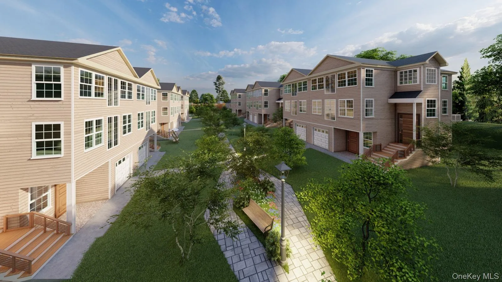 Contemporary townhome community featuring multi-level residences Contemporary townhome community featuring multi-level residences