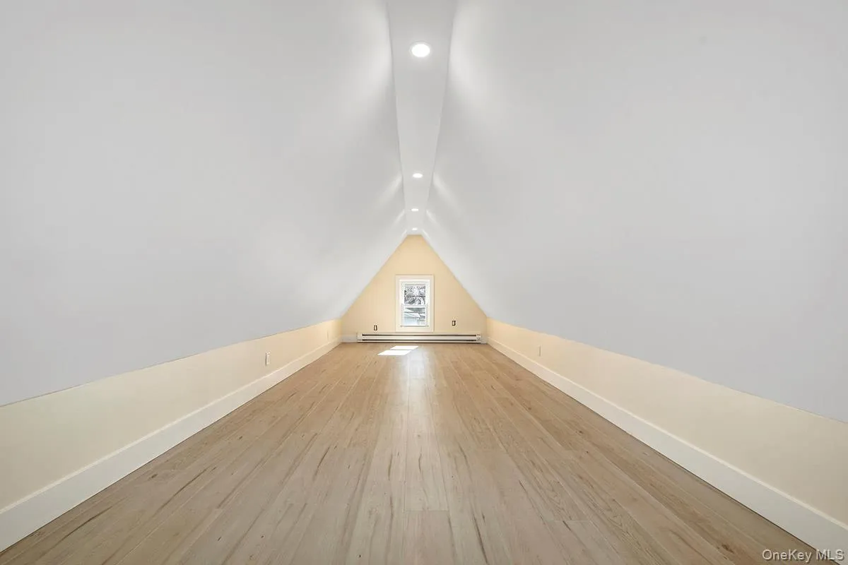 Newly refinished additional bonus space with lofted ceiling and recessed lighting. Think office, dressing room or storage Newly refinished additional bonus space with lofted ceiling and recessed lighting. Think office, dressing room or storage
