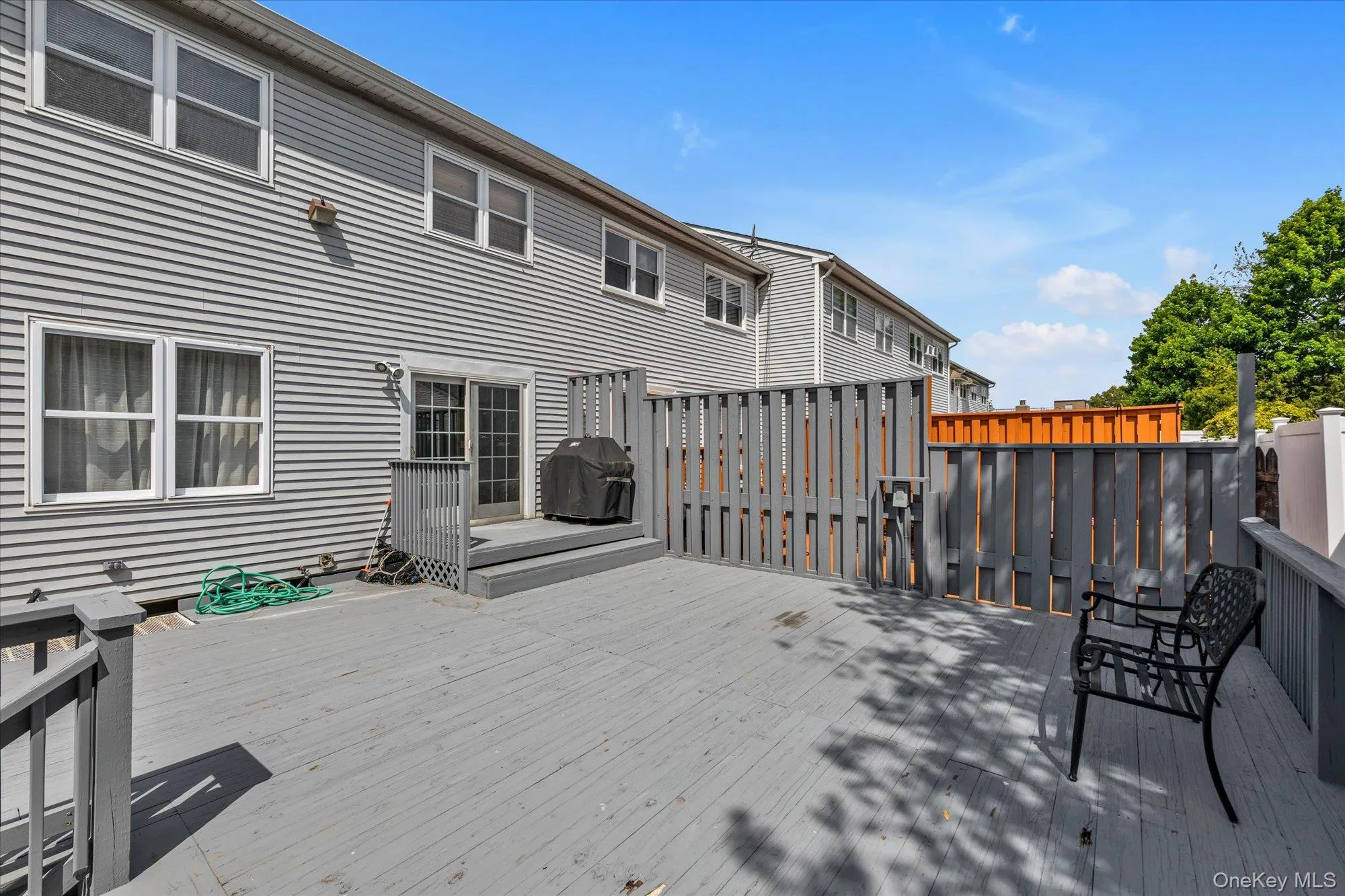Large private deck for entertaining Large private deck for entertaining